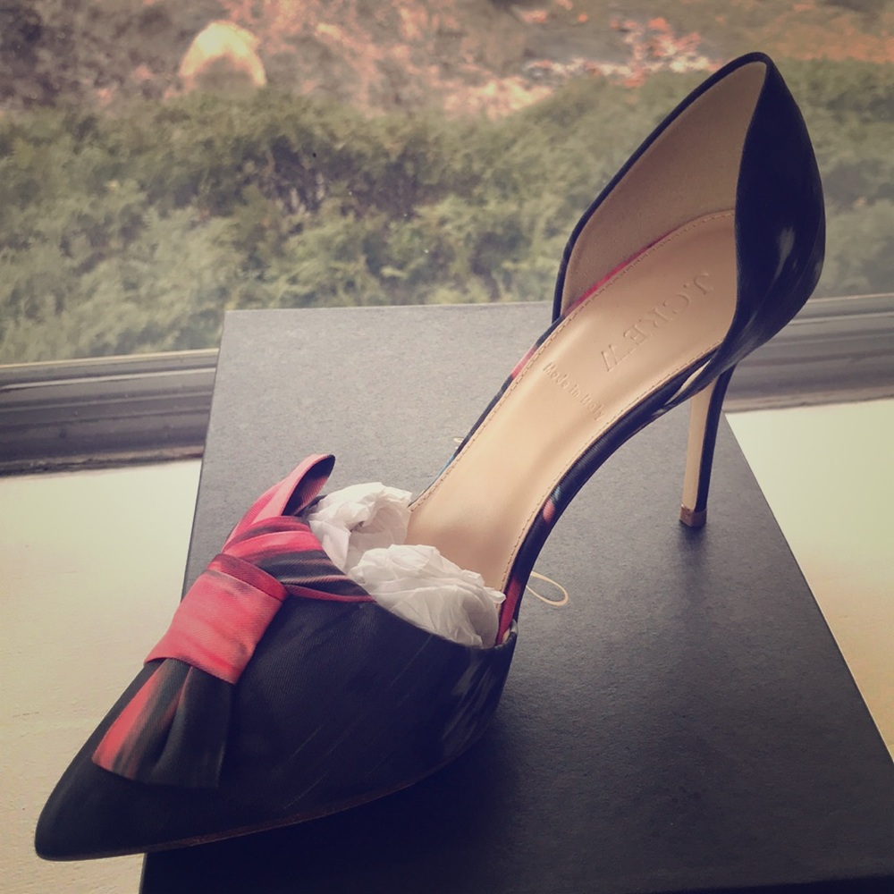 Jcrew Elsie Fabric Knotted Doorsey Pumps